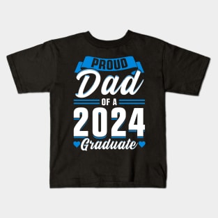 Proud Dad of a 2024 Graduate Kids T-Shirt